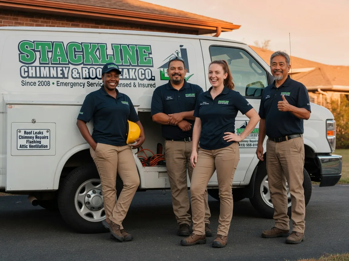 Chimney flashing repair company in Columbia, IL